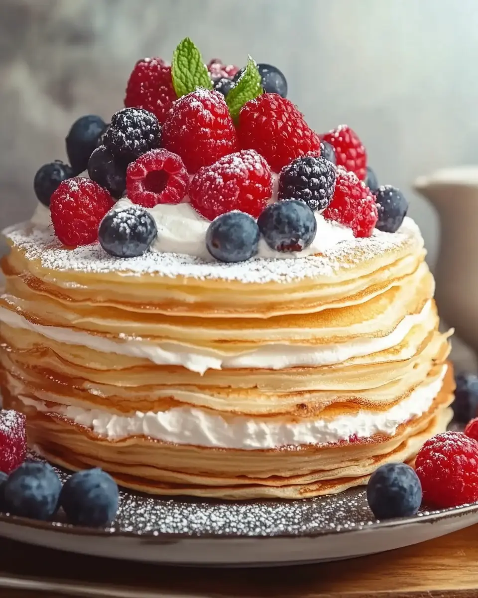 Pfannkuchen Torte – Einfaches Highlight Rezept First Image