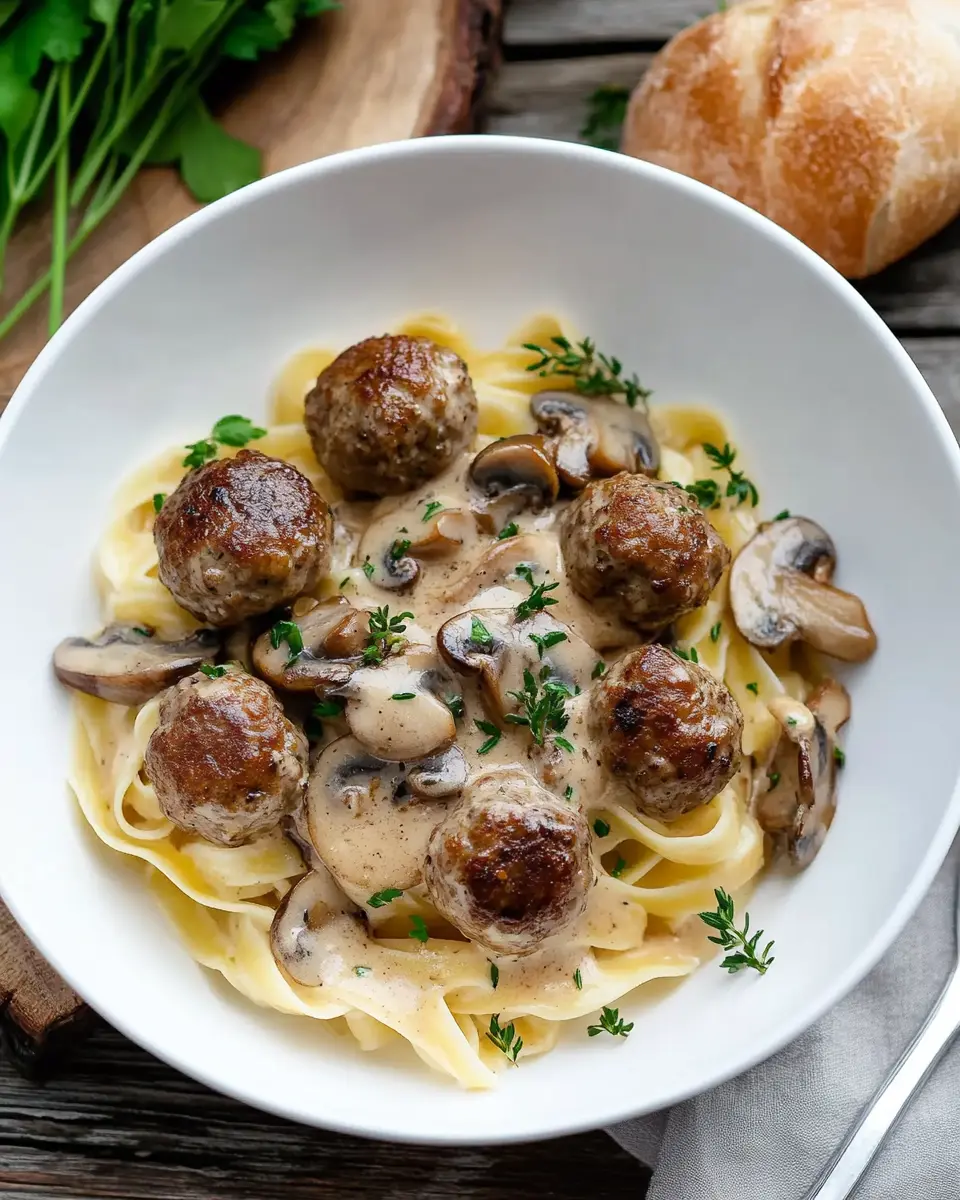 Nudeln mit Pilzen und Hackbällchen: Irresistibly Cozy Comfort Food 5