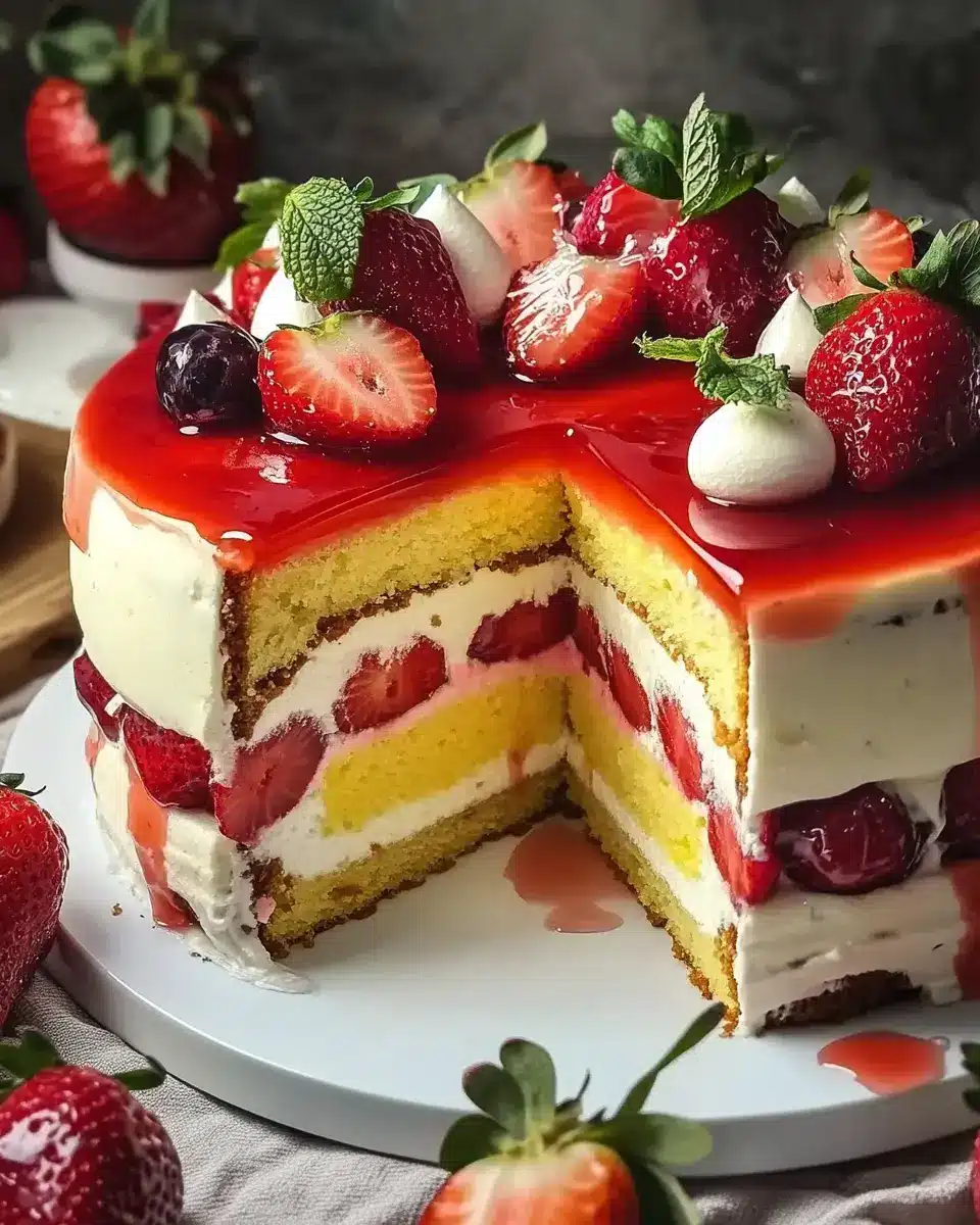 Erdbeer Eierlikörtorte – Festlich, fruchtig und unwiderstehlich lecker First Image