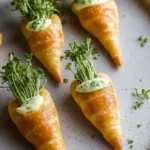 Blätterteig Karotten mit Kresse – einfaches Highlight für Ostern First Image