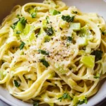 Cremige Vegetarische Lauch Carbonara – Einfach & Herzhaft First Image