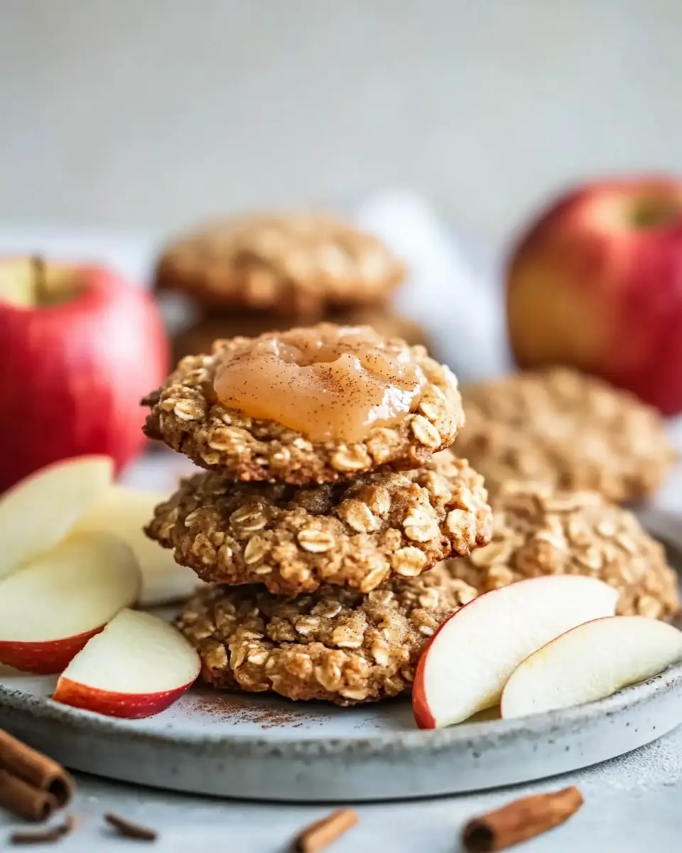 Haferflockenkekse mit Apfelmus – Gesund, weich & ohne Zucker First Image