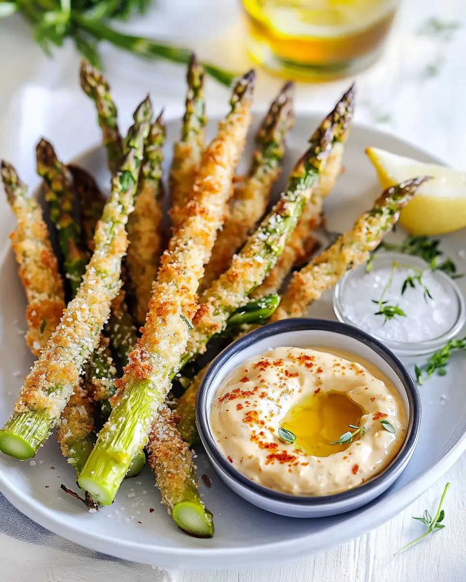 Panierter Spargel mit Bier-Mayonnaise Rezept First Image