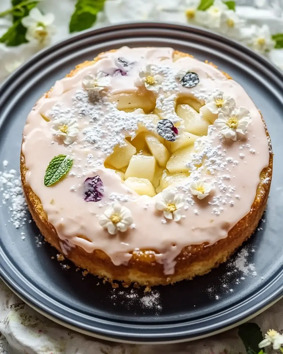 Rosenkuchen mit Apfel Quark Füllung – Saftig & Unwiderstehlich First Image