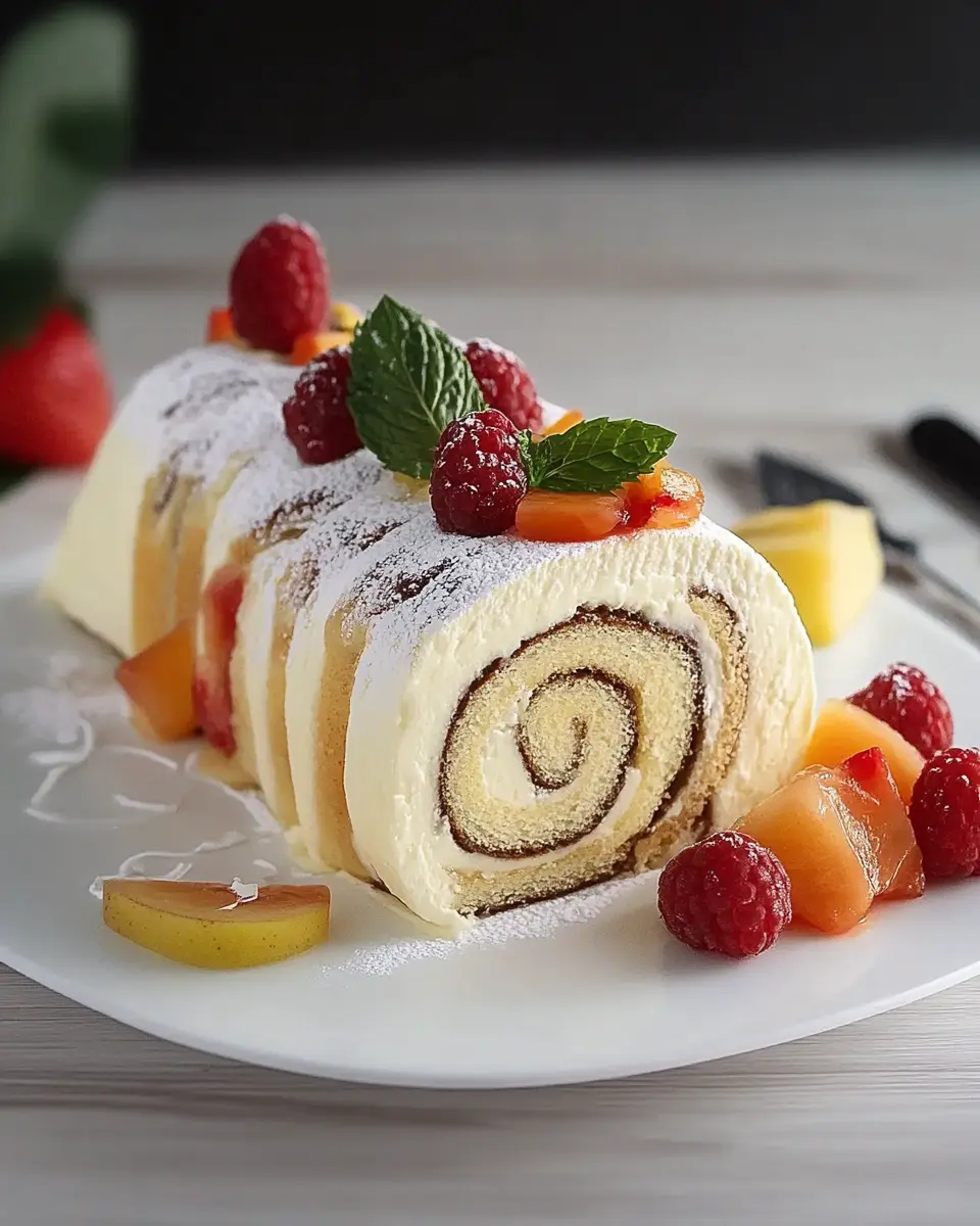 Biskuitrouladen Topfentorte: Irresistibly Creamy & Fruity Delight 6