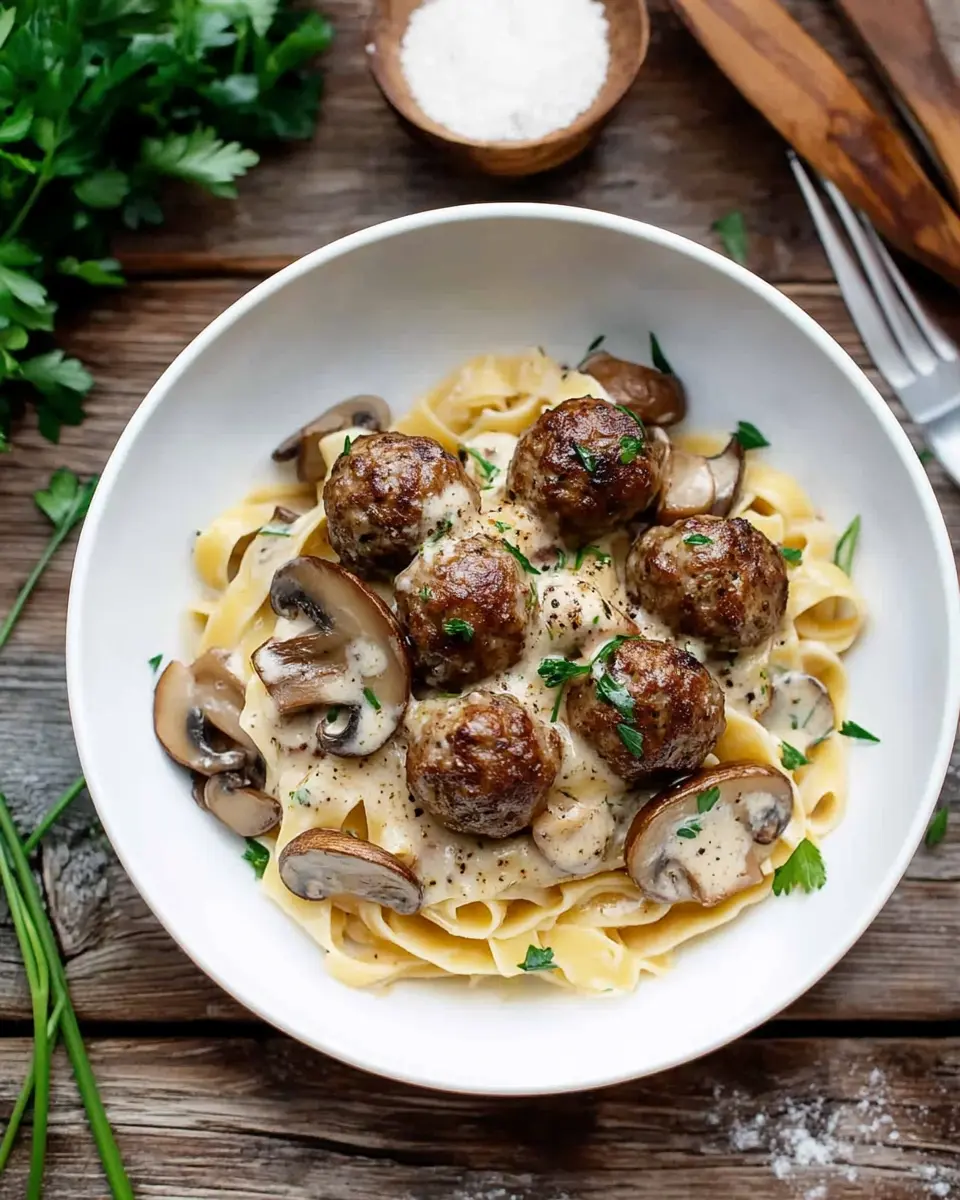Nudeln mit Pilzen und Hackbällchen: Irresistibly Cozy Comfort Food 6 lzi66q6ouiv3eqokm3hp