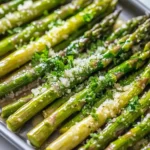 Ofengerösteter Spargel mit Knoblauch Parmesan – Einfach & Aromatisch First Image