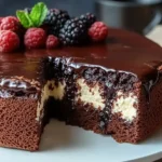 Saftiger Low Carb Schokokuchen mit Quark First Image