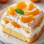 Veganer Fantakuchen mit Mandarinen und Schmand – Bestes Rezept First Image