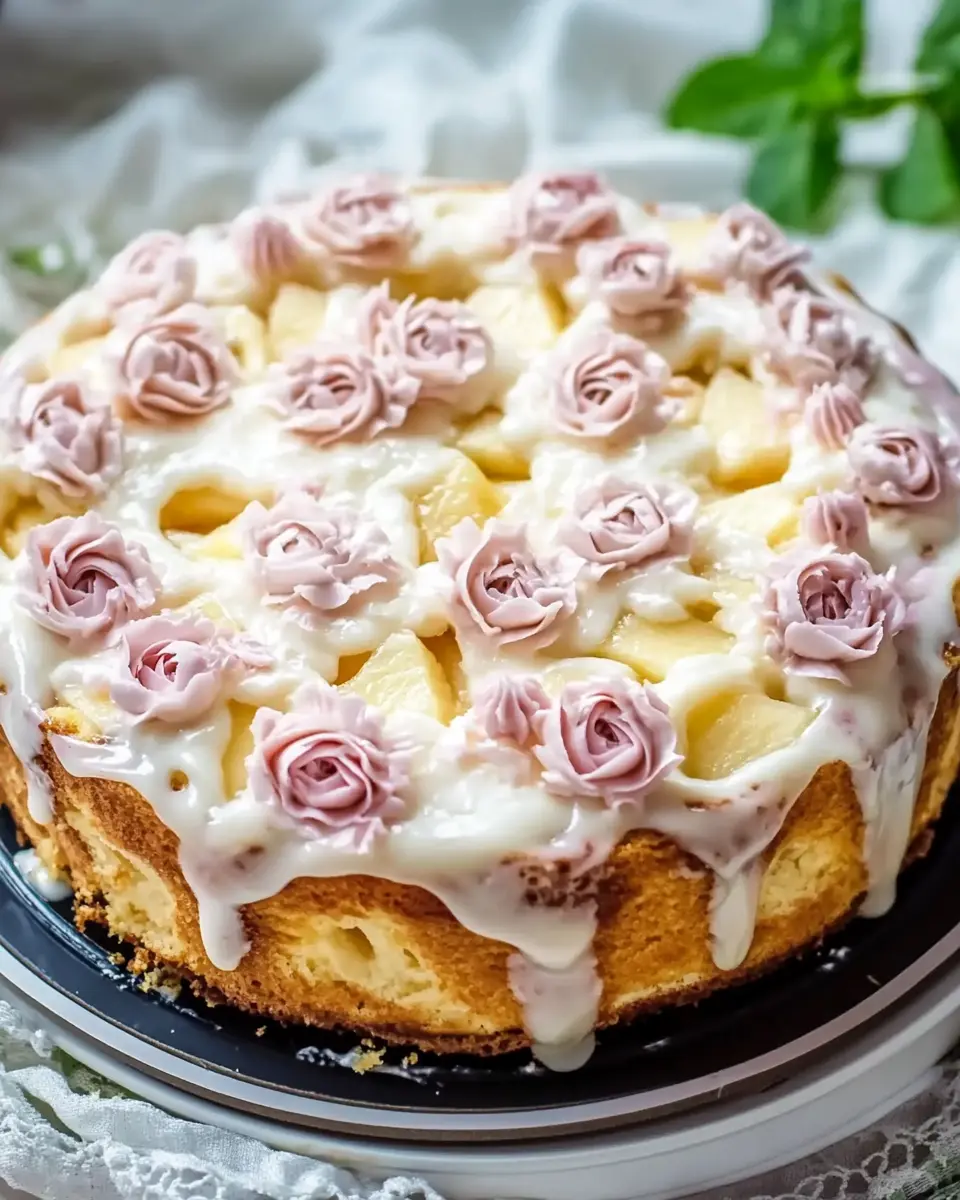 Rosenkuchen mit Apfel Quark Füllung – Juicy & Irresistible Delight 7