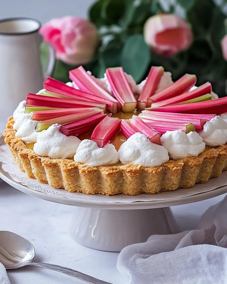 Rhabarber Torte: Fruchtig, cremig & perfekt für Frühlingstage First Image