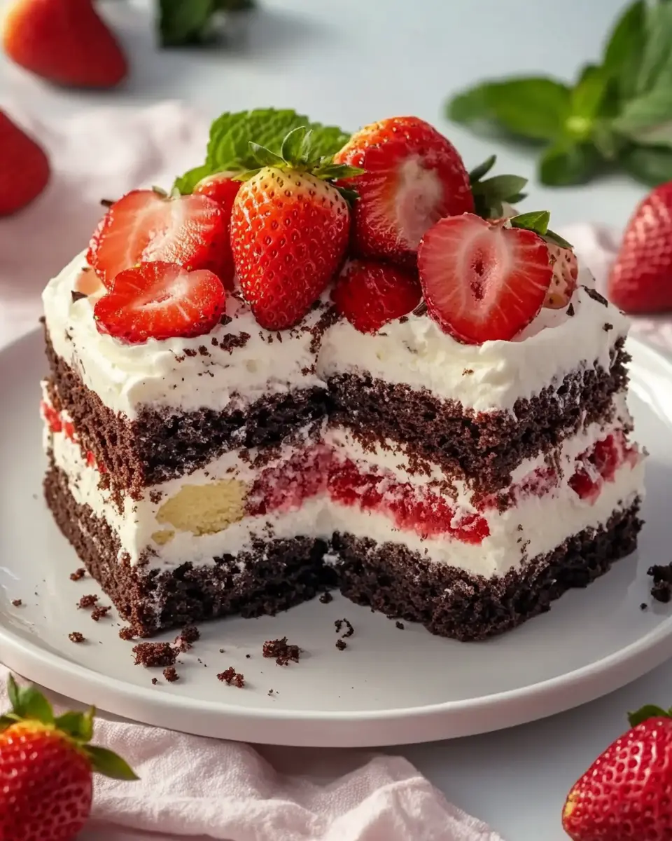 Erdbeer Maulwurfkuchen: Ein fruchtiger Klassiker neu interpretiert First Image