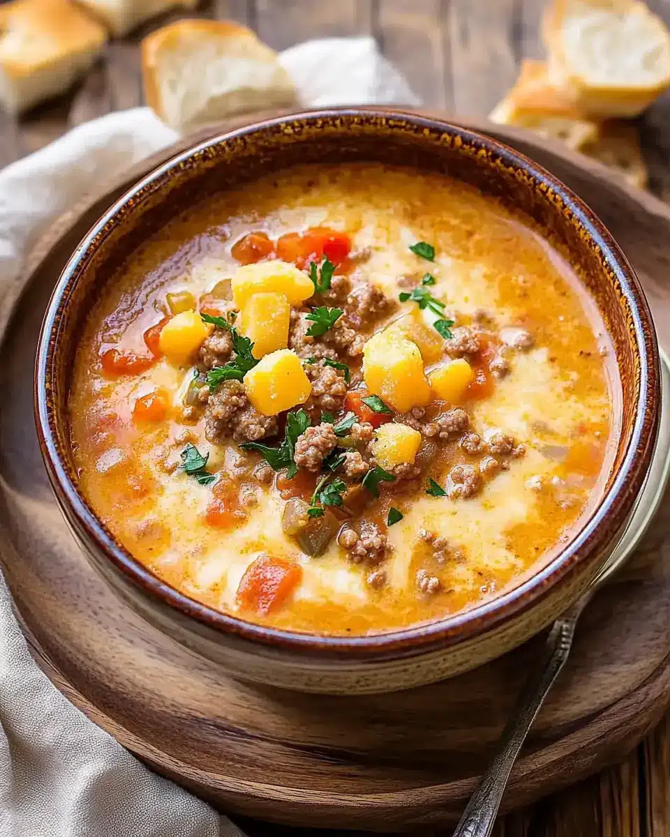 Tomatige Hackfleisch-Käse-Suppe: Ein herzhaftes 45-Minuten-Wunder 7