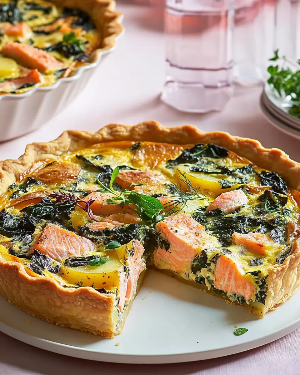 Lachs-Kartoffel-Mangold-Quiche: Indulgent Comfort on a Plate 7