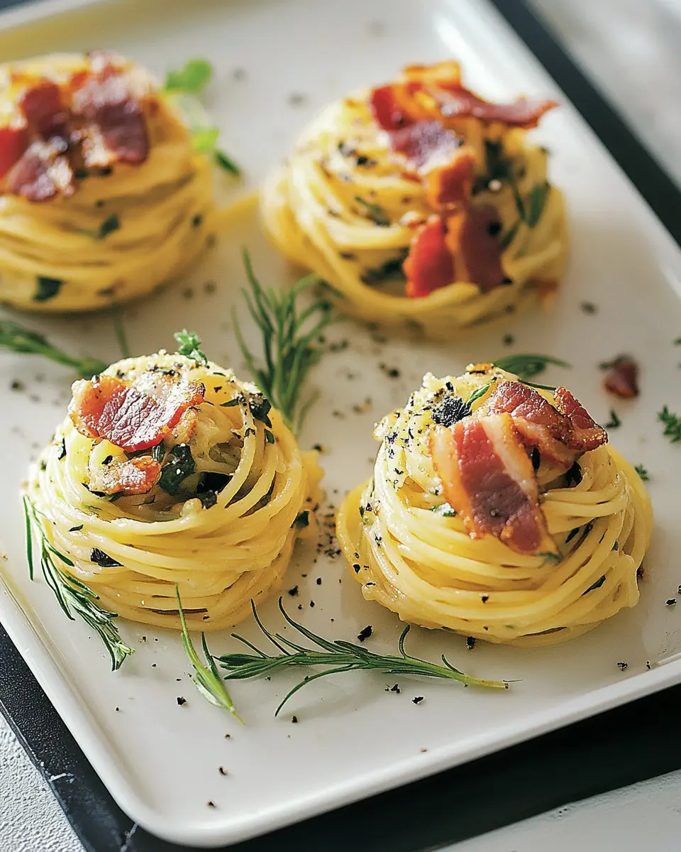Spaghetti-Nester mit Speck: Irresistibly Cheesy Comfort Delight 6 wrpshvnwjdgz2w3e8hej