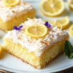 Kokos Zitronen Blechkuchen – Saftiger Sommerkuchen vom Blech First Image