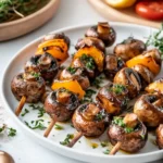Marinierte Champignon Spieße – Bestes Grillrezept First Image