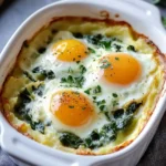 Kartoffel Spinat Auflauf mit Spiegelei – Einfaches Rezept First Image