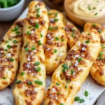 Flammkuchen Laugenstangen – Einfaches Rezept für Party-Snack First Image First Image