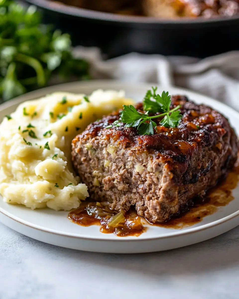Schwedischer Hackbraten Rezept: Einfaches Kartoffelpüree Lächeln 6