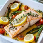 Einfacher Zitronen Lachs im Ofen First Image