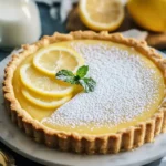 Zitronen Buttermilch Shortbread Tarte – Bestes Rezept First Image