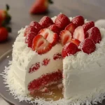 Erdbeer Raffaello Torte – Einfaches cremiges Rezept First Image