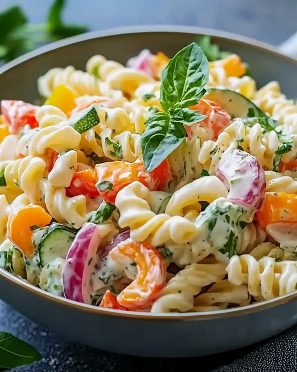 Nudelsalat mit Joghurtdressing First Image