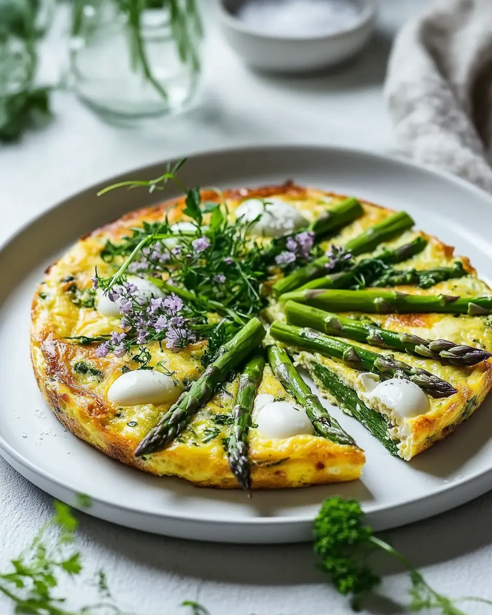 Spargel Frittata Rezept: Bestes Gericht für frische Kräuterliebe