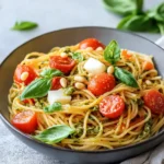 Spaghettisalat mit Pesto – Bestes Rezept einfach First Image