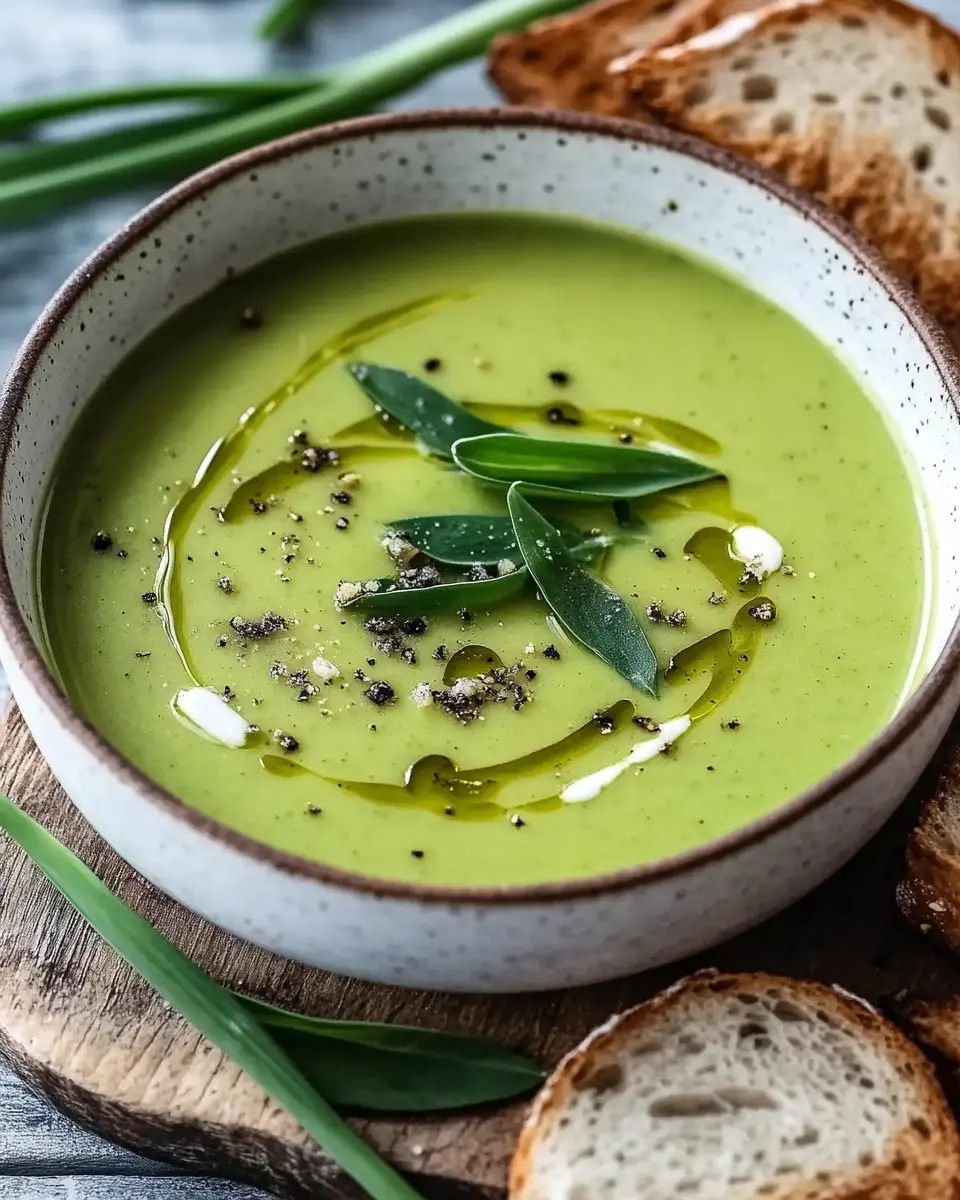 Cremiges Bärlauchsuppe – Einfaches Frühlingsrezept First Image