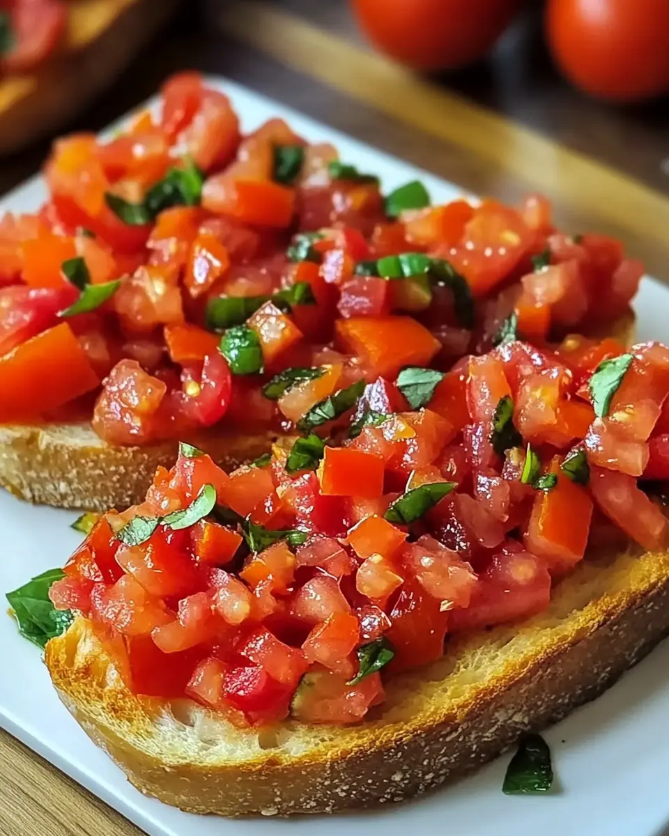 Bruschetta mit Tomaten: Einfaches Rezept für jeden Anlass!