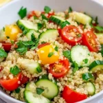 Quinoa Salat Rezept einfach First Image