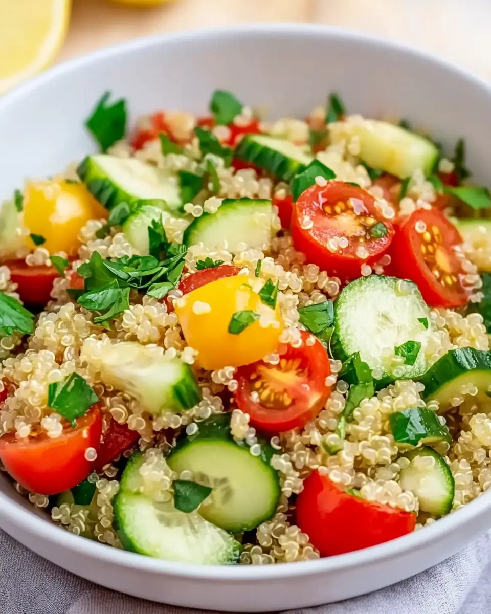Quinoa Salat Rezept einfach First Image