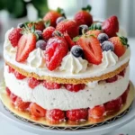 Erdbeertorte mit Biskuitboden und Sahne – Ein frisches Rezept für jede Feier First Image
