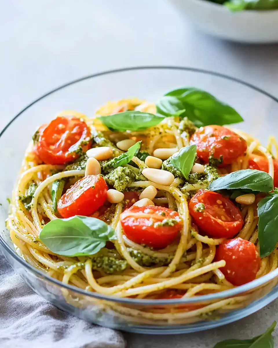Spaghettisalat mit Pesto: Bestes Rezept für Gaumenfreude 5 majj6ruazd84anjtkfq4