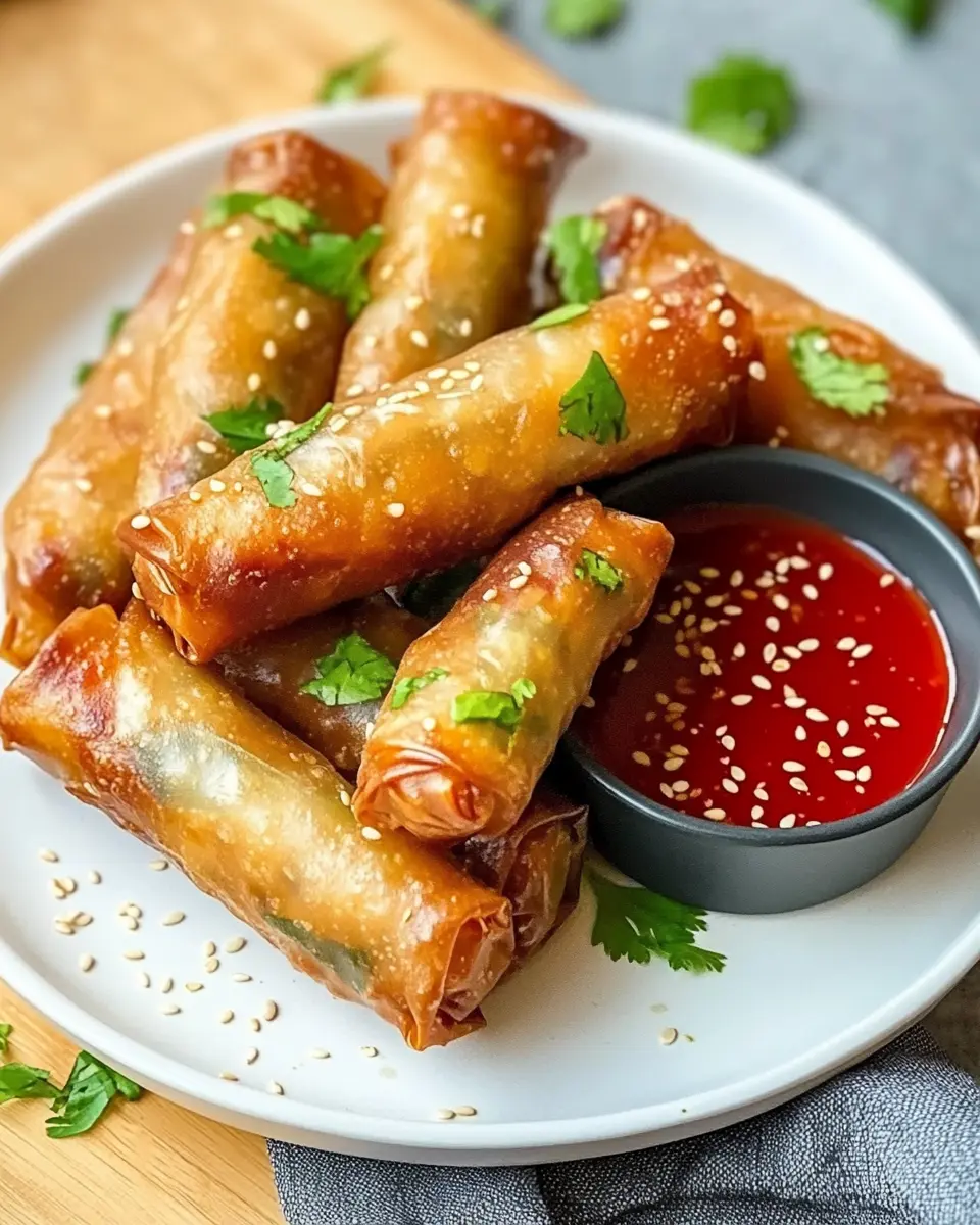 Crispy Frühlingsrollen: Irresistibly Easy Airfryer Delight 7