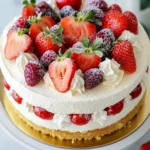 Erdbeertorte mit Biskuitboden und Sahne – Ein frisches Rezept für jede Feier First Image