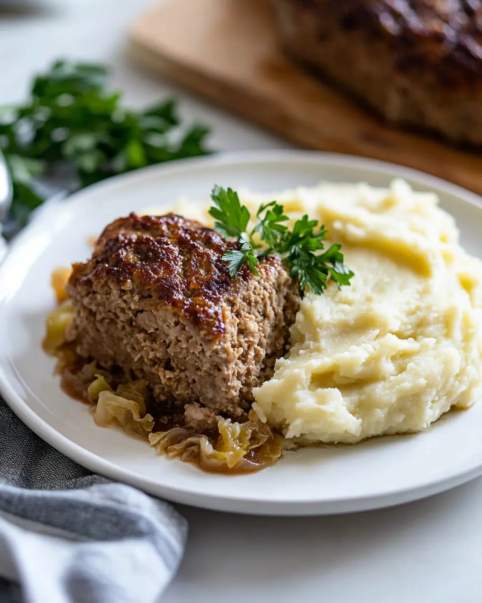 Schwedischer Hackbraten Rezept: Einfaches Kartoffelpüree Lächeln 7