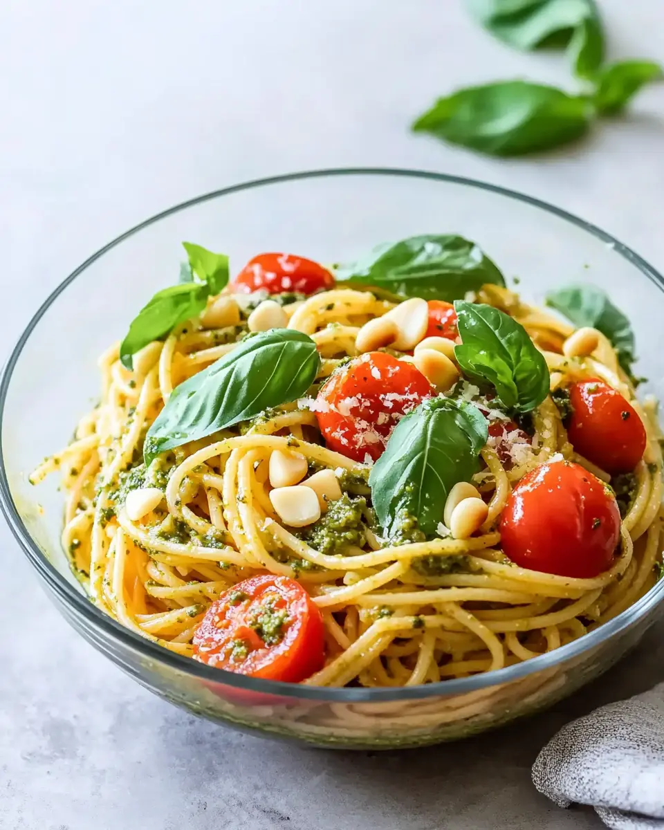 Spaghettisalat mit Pesto: Bestes Rezept für Gaumenfreude 7