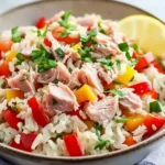 Schneller Reissalat mit Thunfisch und Paprika – 15 Minuten! First Image