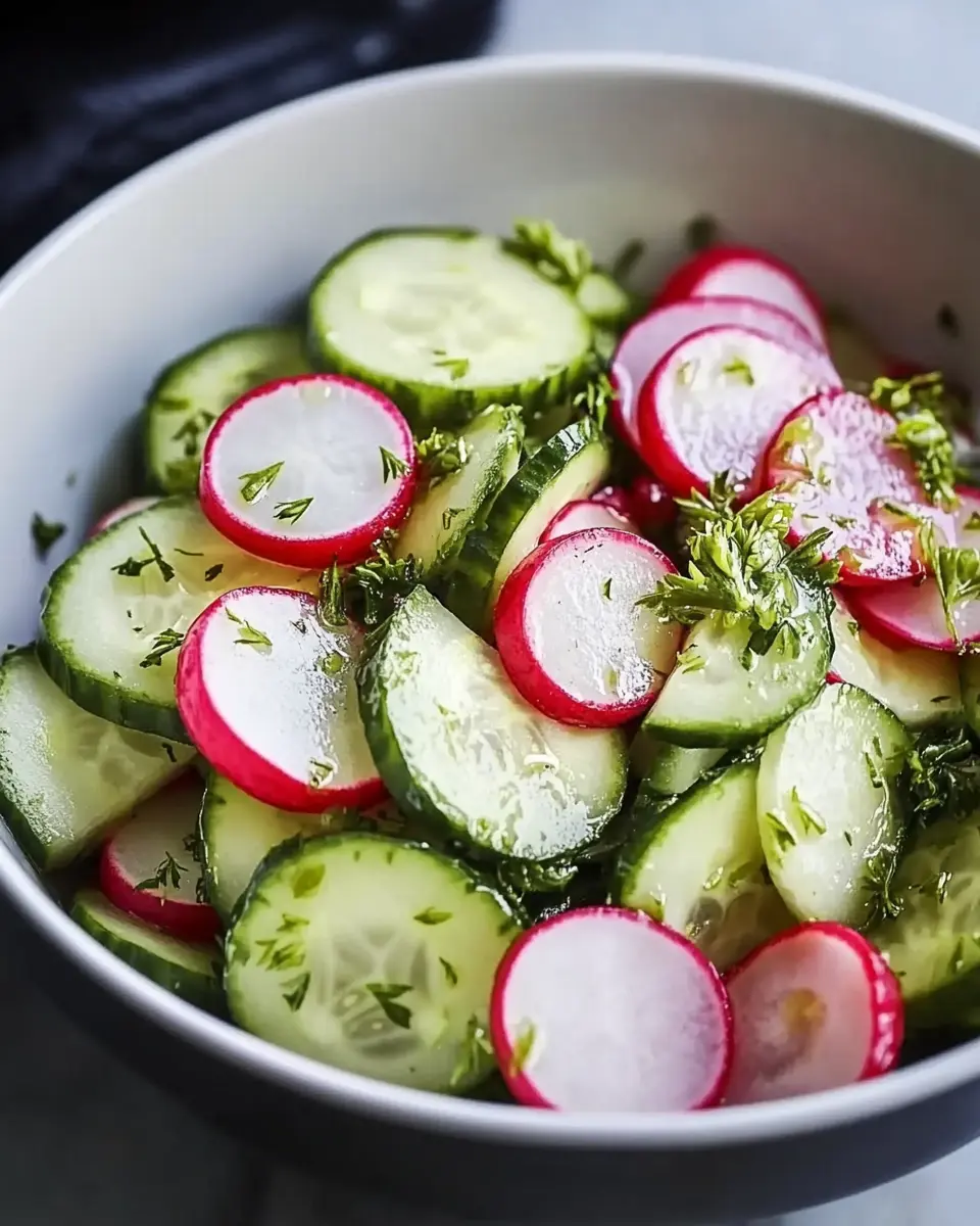 Frischer Gurken Radieschen Salat: Easy, Refreshing Bliss! 5