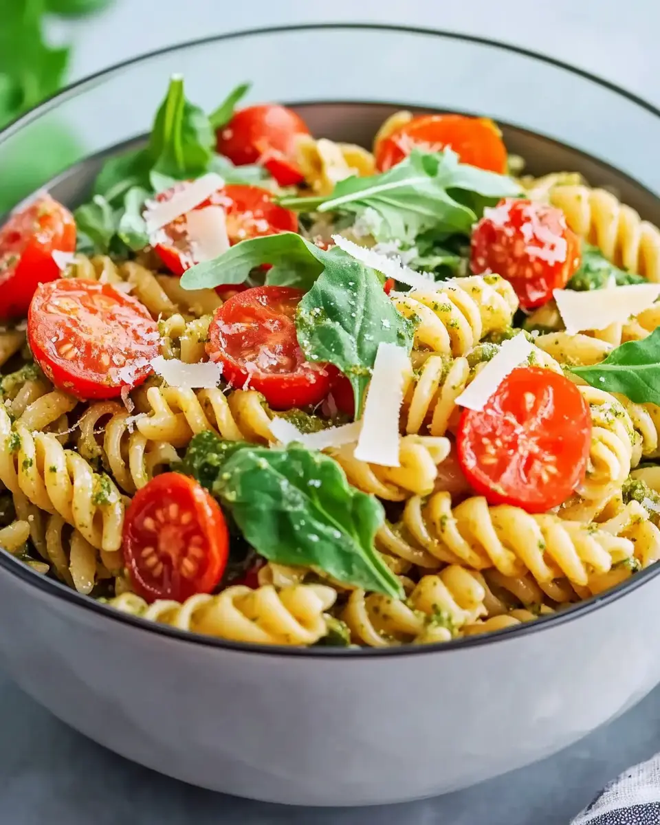 Nudelsalat mit Pesto und Rucola: Einfacher Sommergenuss Delights 5