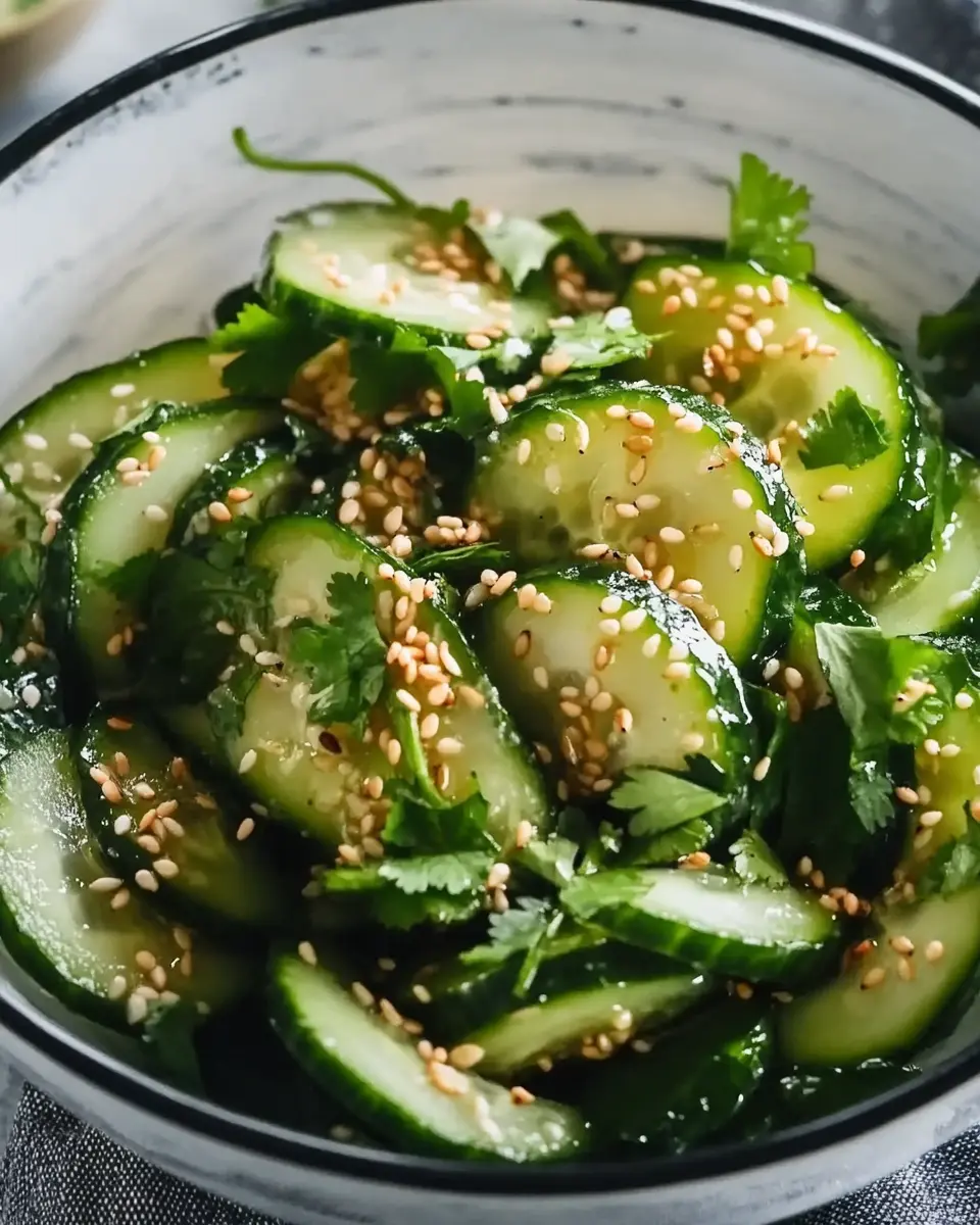 Asiatischer Gurkensalat mit Sesam: Leicht und Aromatisch Freude 5 b6ygb6mhvsneu55mcg5f