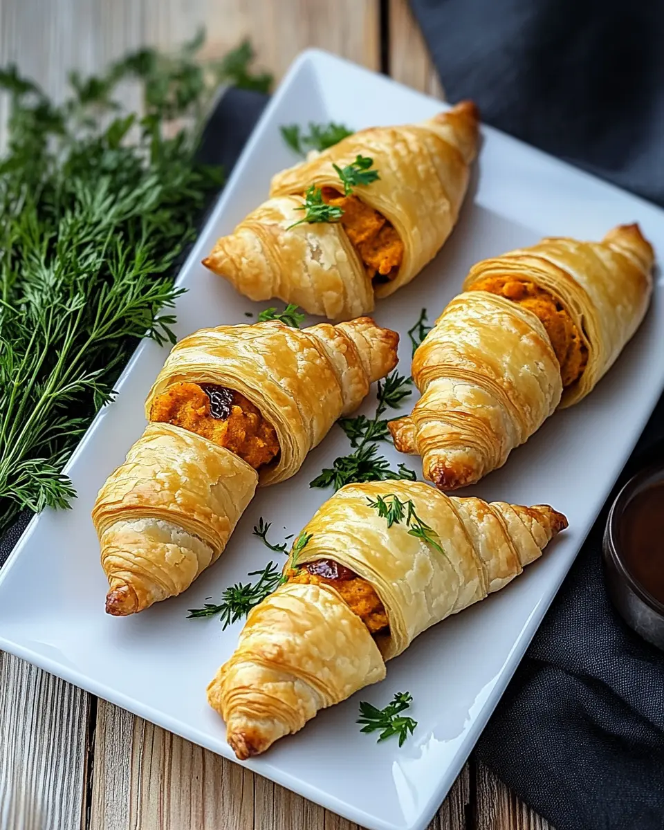 Blätterteig-Möhren mit Dattel-Curry-Füllung: Irresistibly Savory!