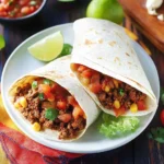 Burrito – mexikanischer Wrap mit Hackfleisch First Image First Image