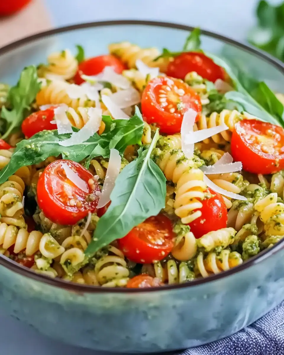 Nudelsalat mit Pesto und Rucola: Einfacher Sommergenuss Delights 6 wbgb72wswdrogpfifuzk