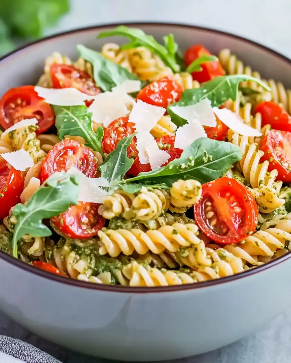 Nudelsalat mit Pesto und Rucola – Einfacher Sommergenuss First Image