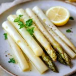 Weißer Spargel in der Heißluftfritteuse – einfach, schnell und super aromatisch! First Image First Image
